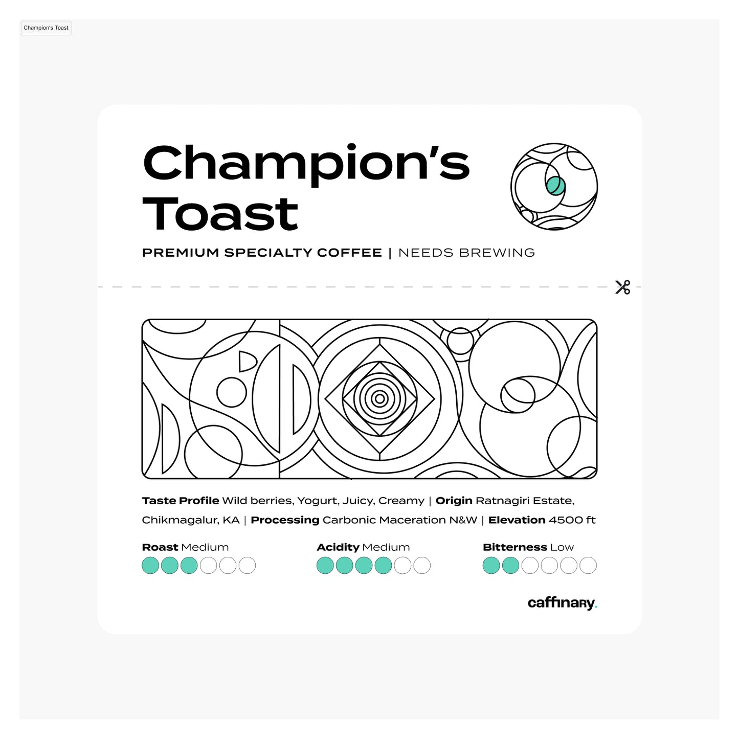 Champion's Toast -  Roasted on 05/10