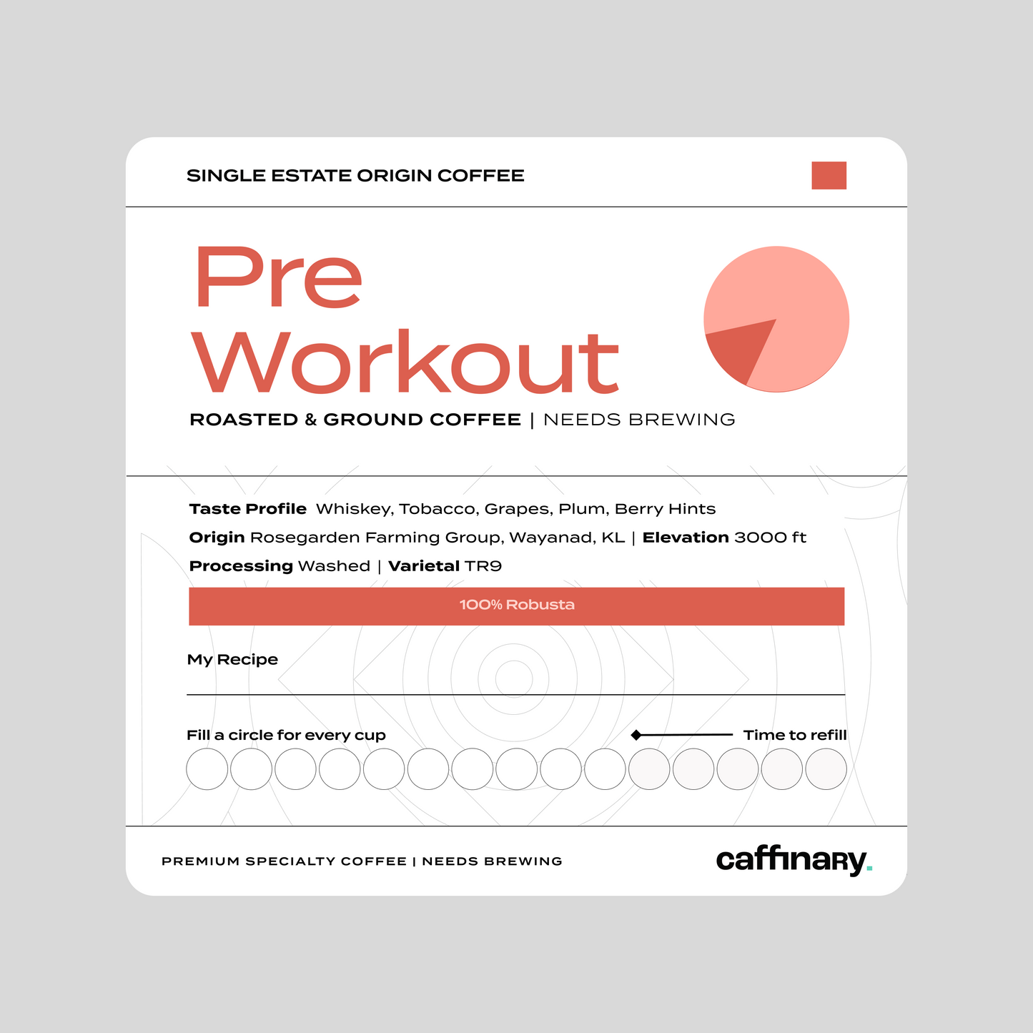 Pre-Workout - The Punch - Roasted on 27/01